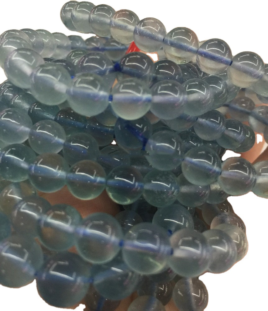 Piedras Fluoritas, Pulseras Fluoritas, Pulsera De Piedra Fluorita AA AA 17