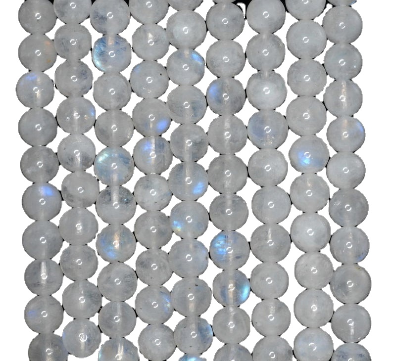 批發自然彩虹月亮石珠直接從印度 13