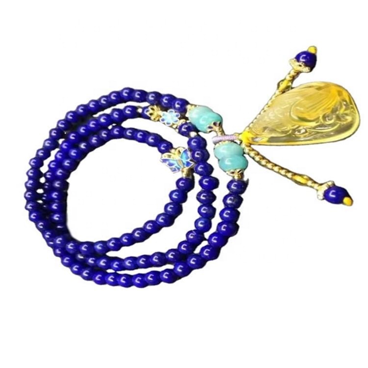 អង្កាំឡៃលីលឡាឡៃលីធម្មជាតិ 100 ភាគរយ + ខ្សែខ្សែករបស់អាំប៊ែល 13