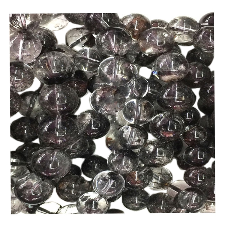 ខ្សែដៃថ្មខៀវ Quartz ពណ៌ខ្មៅសម្រាប់គ្រឿងអលង្ការ 11