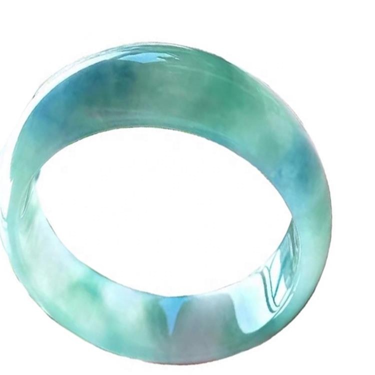 Pulsera de joyería de piedras preciosas esmeralda Brazalete 100% de alta calidad Myanmar de alta calidad Pulseras de jade verde Lady Pure Emerald 13