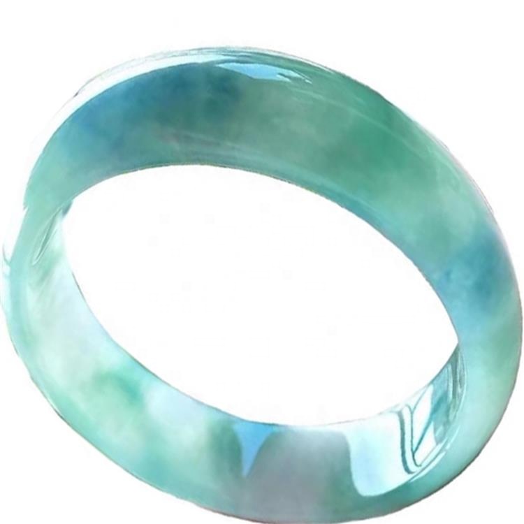 Pulsera de joyería de piedras preciosas esmeralda Brazalete 100% de alta calidad Myanmar de alta calidad Pulseras de jade verde Lady Pure Emerald 15