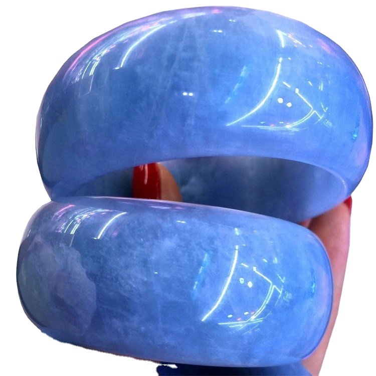 Melk Aquamarine Bangle Natural Bangles Bracelets, Bangles Trendy Deny Dorst Kan Can Choice by Client CN; Gua Endless Insert ZH 7