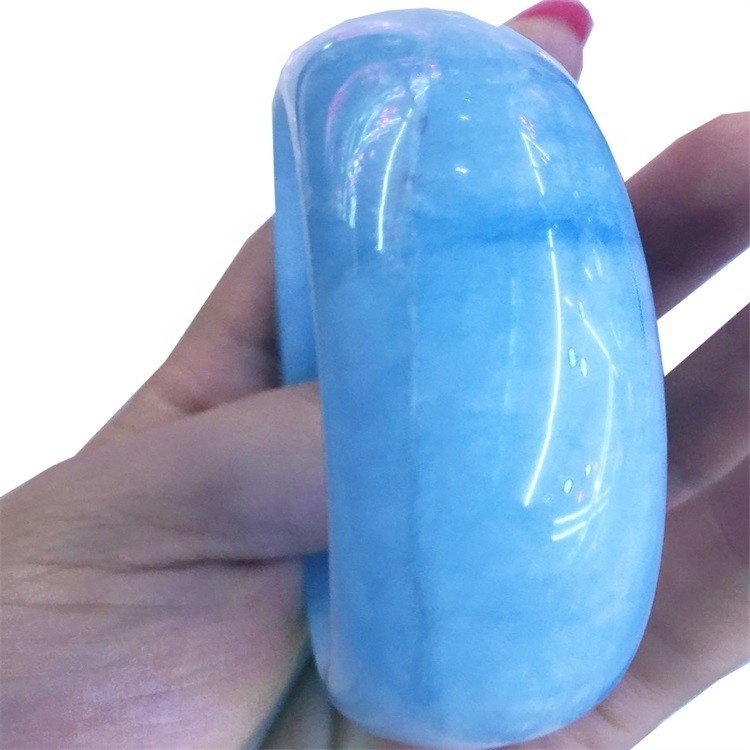 Melk Aquamarine Bangle Natural Bangles Bracelets, Bangles Trendy Deny Dorst Kan Can Choice by Client CN; Gua Endless Insert ZH 9