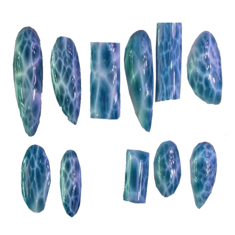 Ovaal Natuurlike Larimar Cabochons Larimar Cabs Origin Dominikaanse Republiek 11