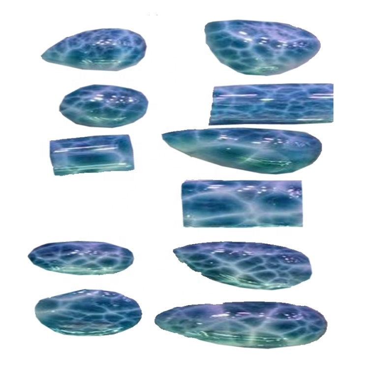 Ovaal Natuurlike Larimar Cabochons Larimar Cabs Origin Dominikaanse Republiek 13