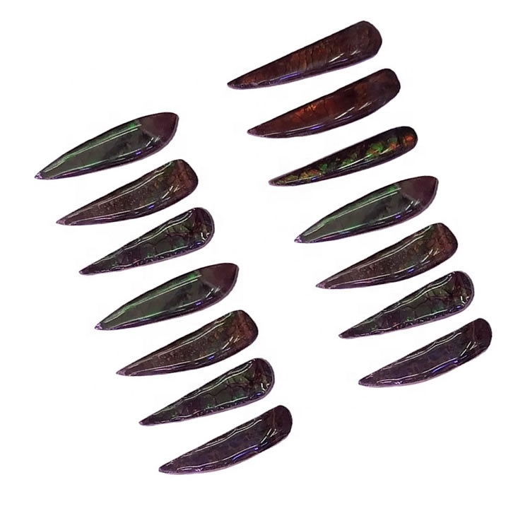 അമ്മാലൈറ്റ് ജെംസ്റ്റോൺ കാബോചോൺ ആഭരണങ്ങൾ 13