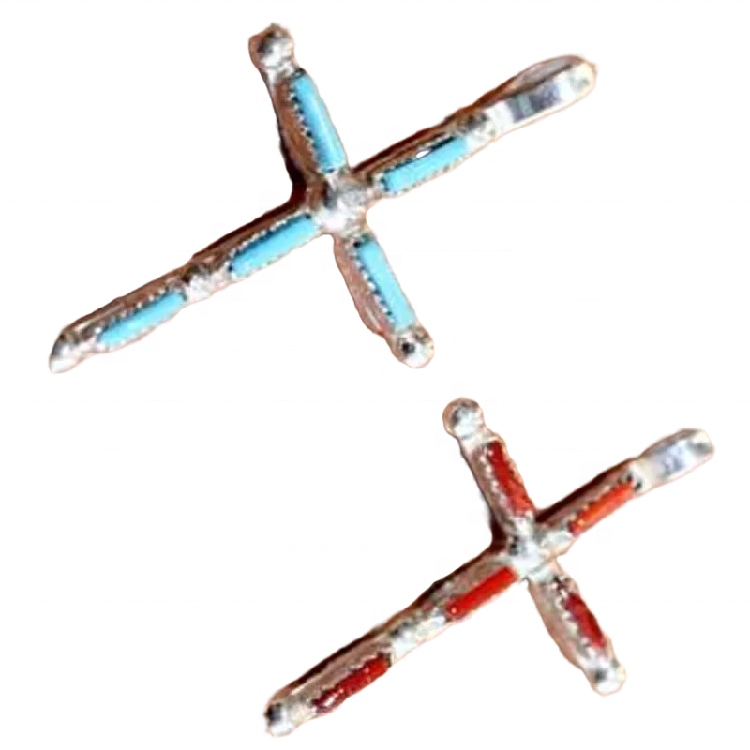 Natural Turquoise pendant gemstone Lovely Turquoise Pendant Cross Design 925 Sterling Silver Pendant 7