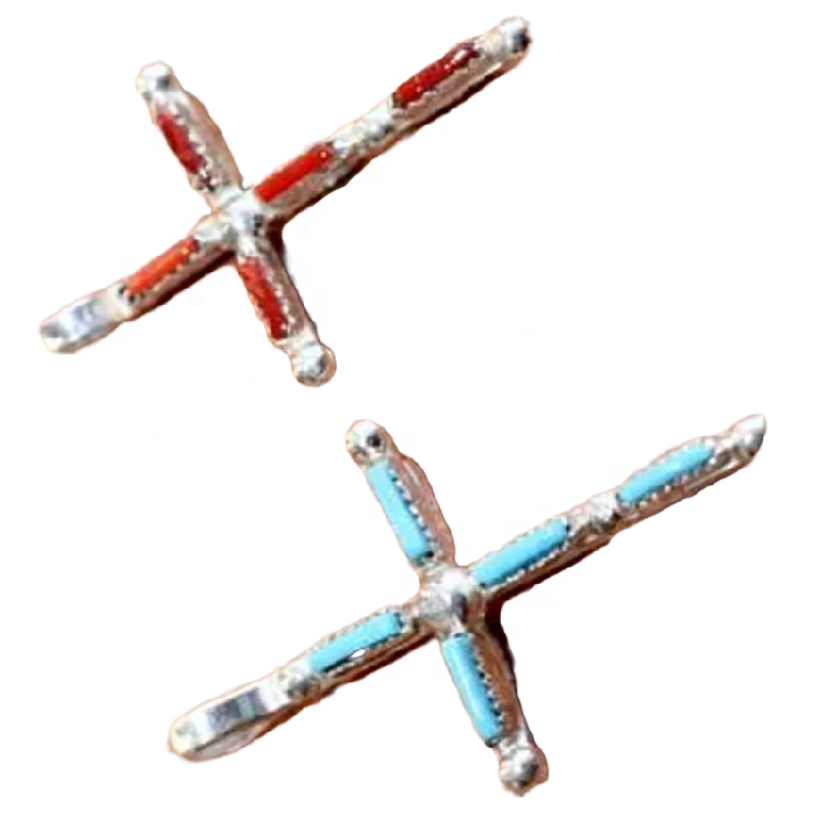 Natural Turquoise pendant gemstone Lovely Turquoise Pendant Cross Design 925 Sterling Silver Pendant 11