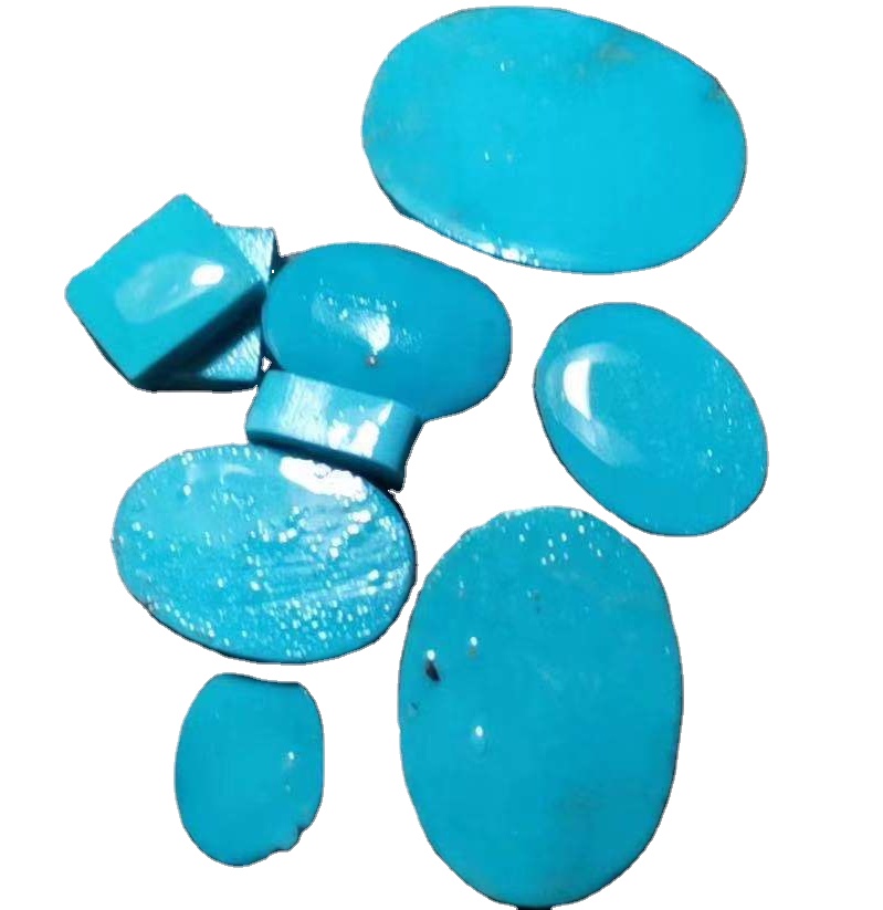 Haruldane looduslik USA Sleeping Beauty Turquoise Gemstone ovaalsed cabochons naistele 9