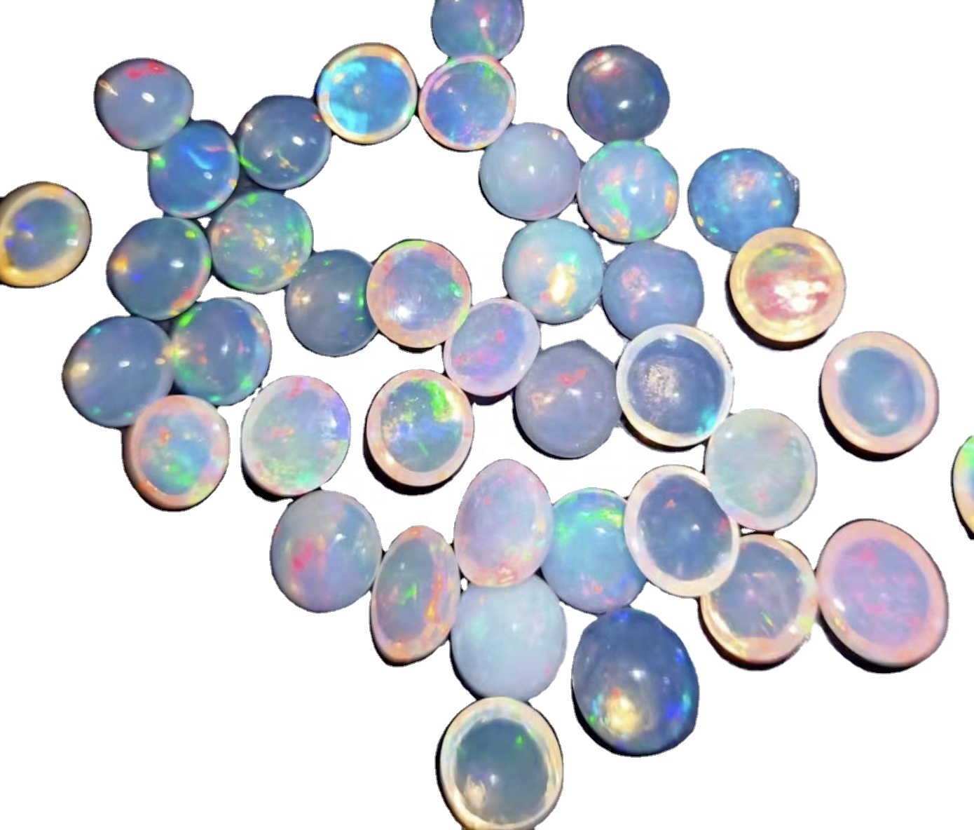 6 എംഎം പ്രകൃതിദത്ത എത്യോപ്യൻ ഒപാൽ ഓവൽ അയഞ്ഞ കല്ല് പ്രകൃതിദത്ത എത്യോപ്യൻ ഒപാൽ ഓവൽ നെയിം ബാധിച്ചു 9