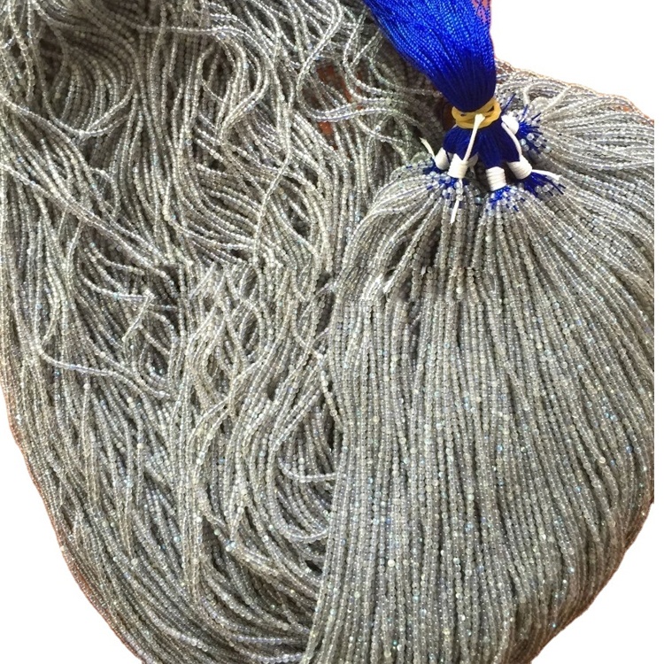 16 ഉയർന്ന ഗ്രേഡ് നാച്ചുറൽ ലാബ്രഡറോഡ് റ round ണ്ട് ബോഡുകൾ ചാരനിറത്തിലുള്ള വർണ്ണ ലാബ്രഡറോഡർ നെക്ലേസ് നിർമ്മാണത്തിനുള്ള അയഞ്ഞ മൃഗങ്ങൾ 13