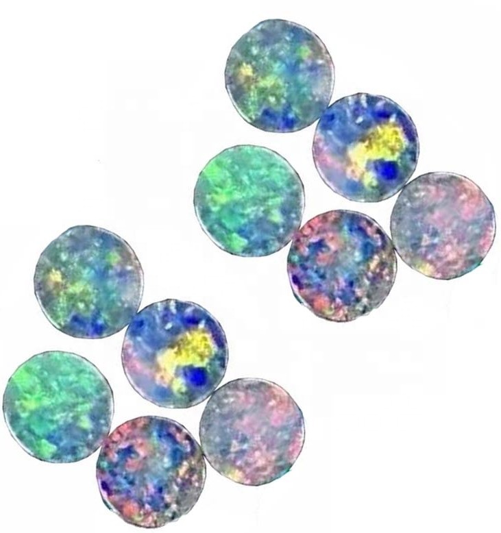 Cabochões lisos opal 7