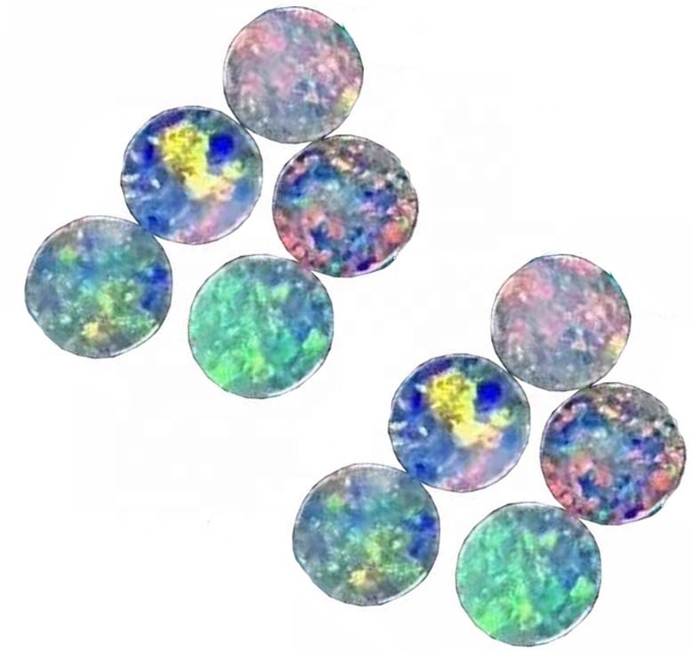 Cabochões lisos opal 17