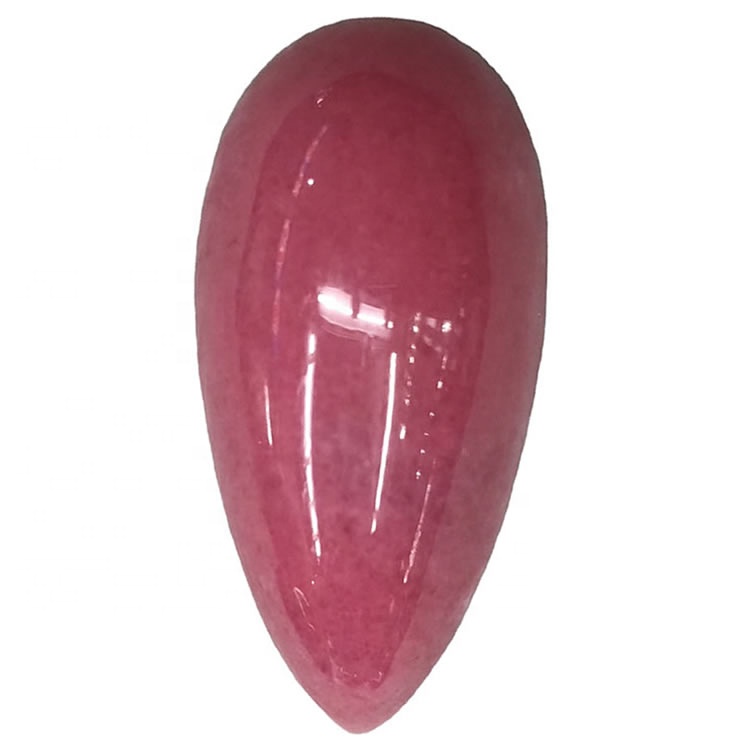 Rhodonite Pear មានរាង gemstone ធម្មជាតិ Kamstonite Cabochon 100% ធានាថាថ្មដើម 15