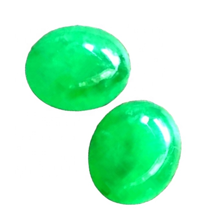 Natural Emerald Cabochon Oval Shape Gemstone Emerald Loose Stone Cabochon For Jewelry1 15