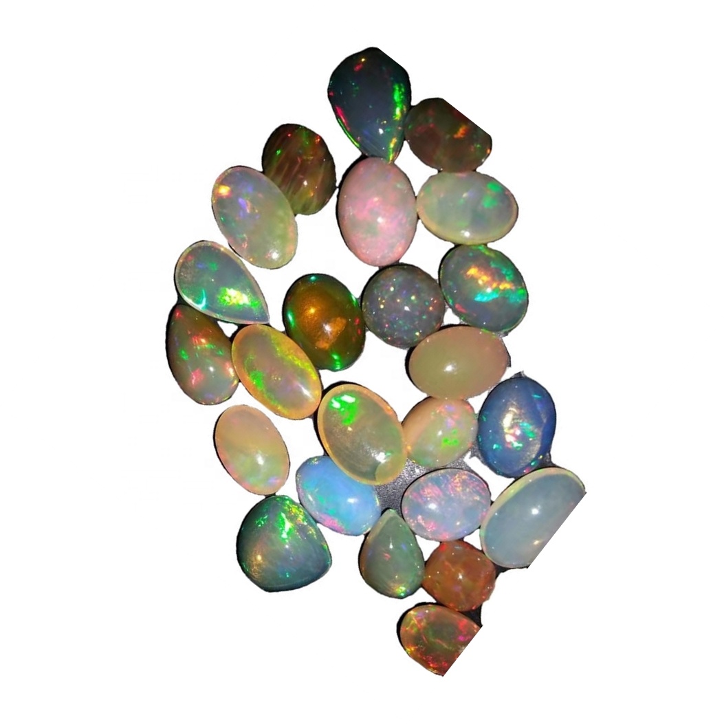 Red Fire Opal Eþíópíu Opal Cabochon Natural Opal Gemstone 13