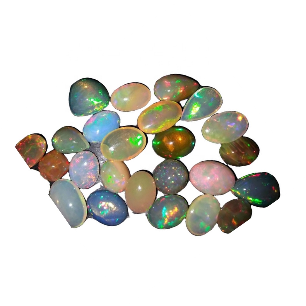 Red Fire Opal Eþíópíu Opal Cabochon Natural Opal Gemstone 17
