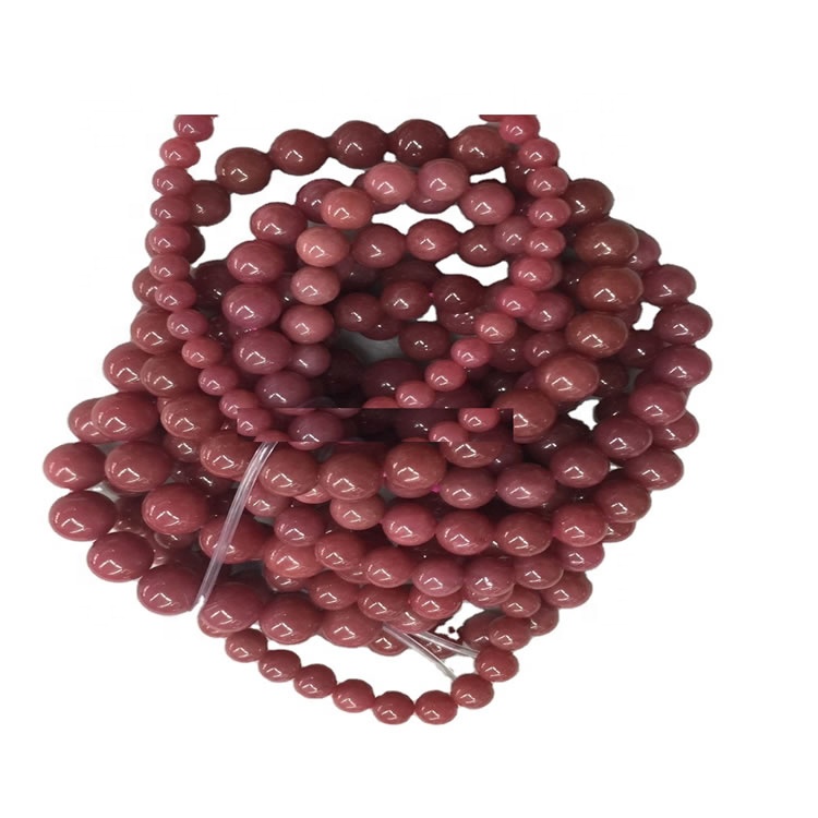 Wholesale Línea negra natural Rhodonite Piedras sueltas piedras piedras naturales 7