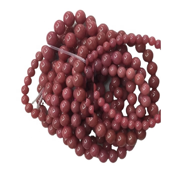 Wholesale Línea negra natural Rhodonite Piedras sueltas piedras piedras naturales 9