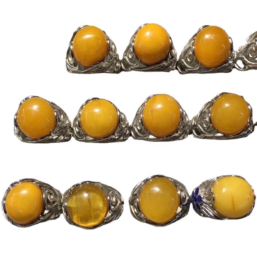 natuurlijke amber mystieke mode ring sieraden 11