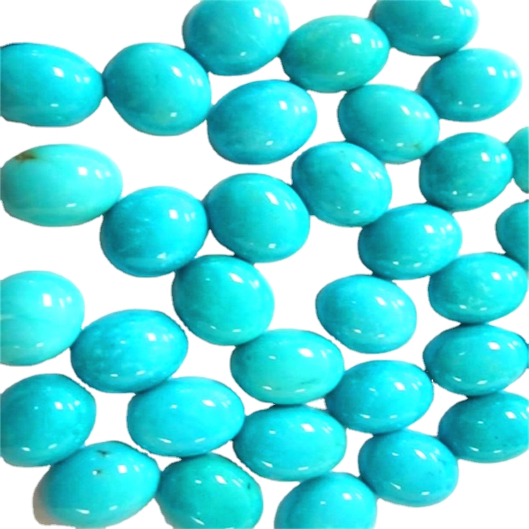 Ilopọ Evper Turquoise ofaloko cakockon ti a tú awọn titobi GEMSESES OBI 15