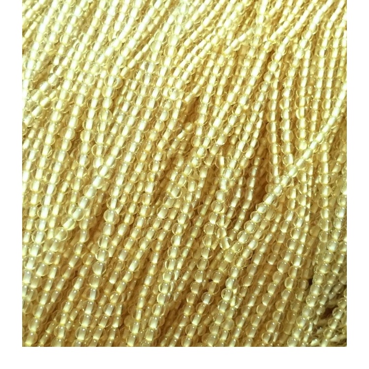 Ventas al por mayor Fábrica Natural Blanco Topaz Gemstone Beads Natural Piedra de piedras preciosas Redondeo Flojo Beads 13