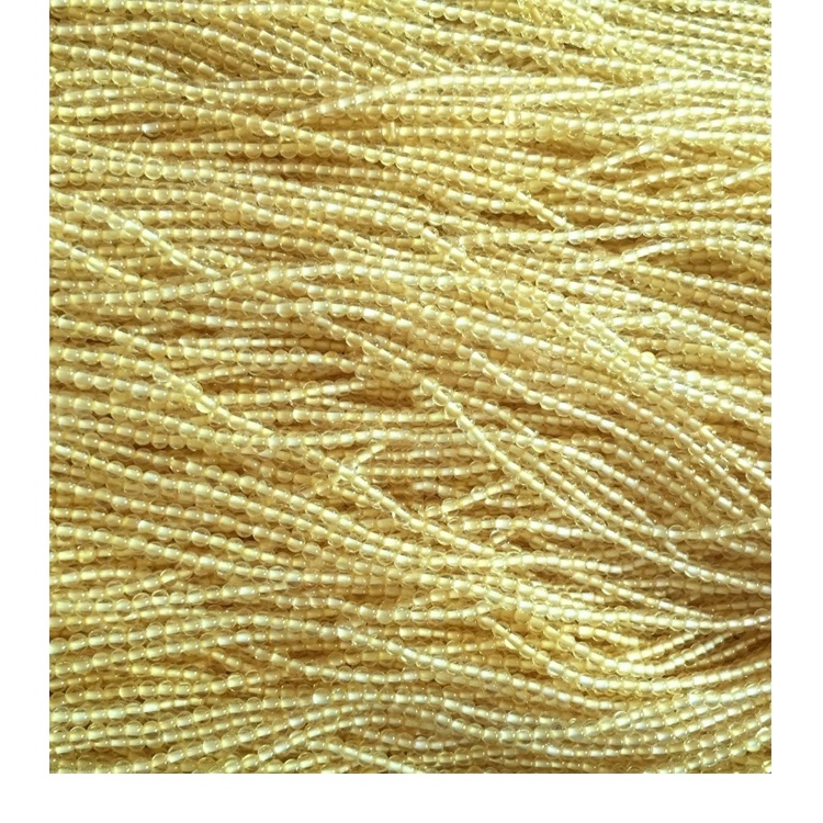 Ventas al por mayor Fábrica Natural Blanco Topaz Gemstone Beads Natural Piedra de piedras preciosas Redondeo Flojo Beads 15