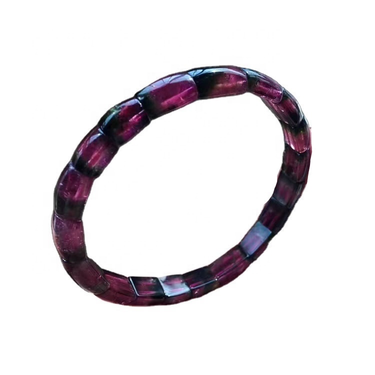 Multi layer Mountain Colorful Tourmaline Rubellite Bangle Jewelry Beaded Bracelets Bracelet 02 Natural 7