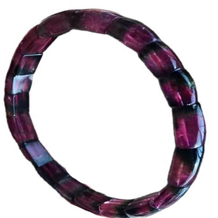 Multi layer Mountain Colorful Tourmaline Rubellite Bangle Jewelry Beaded Bracelets Bracelet 02 Natural 15