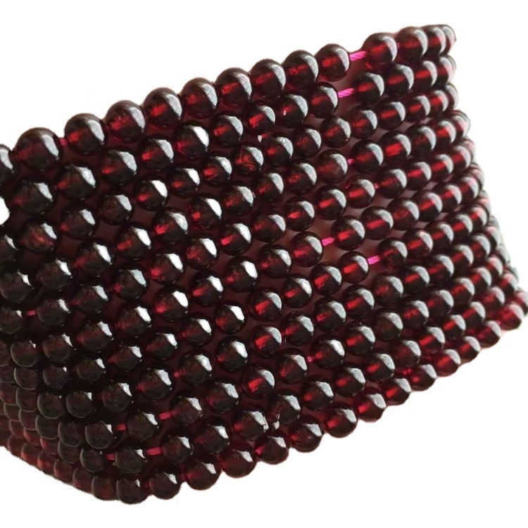 Rhodolita natural rosa granate facetado perlas redondas Strand / Rhodolite Garnet Ball Forma Beads 15