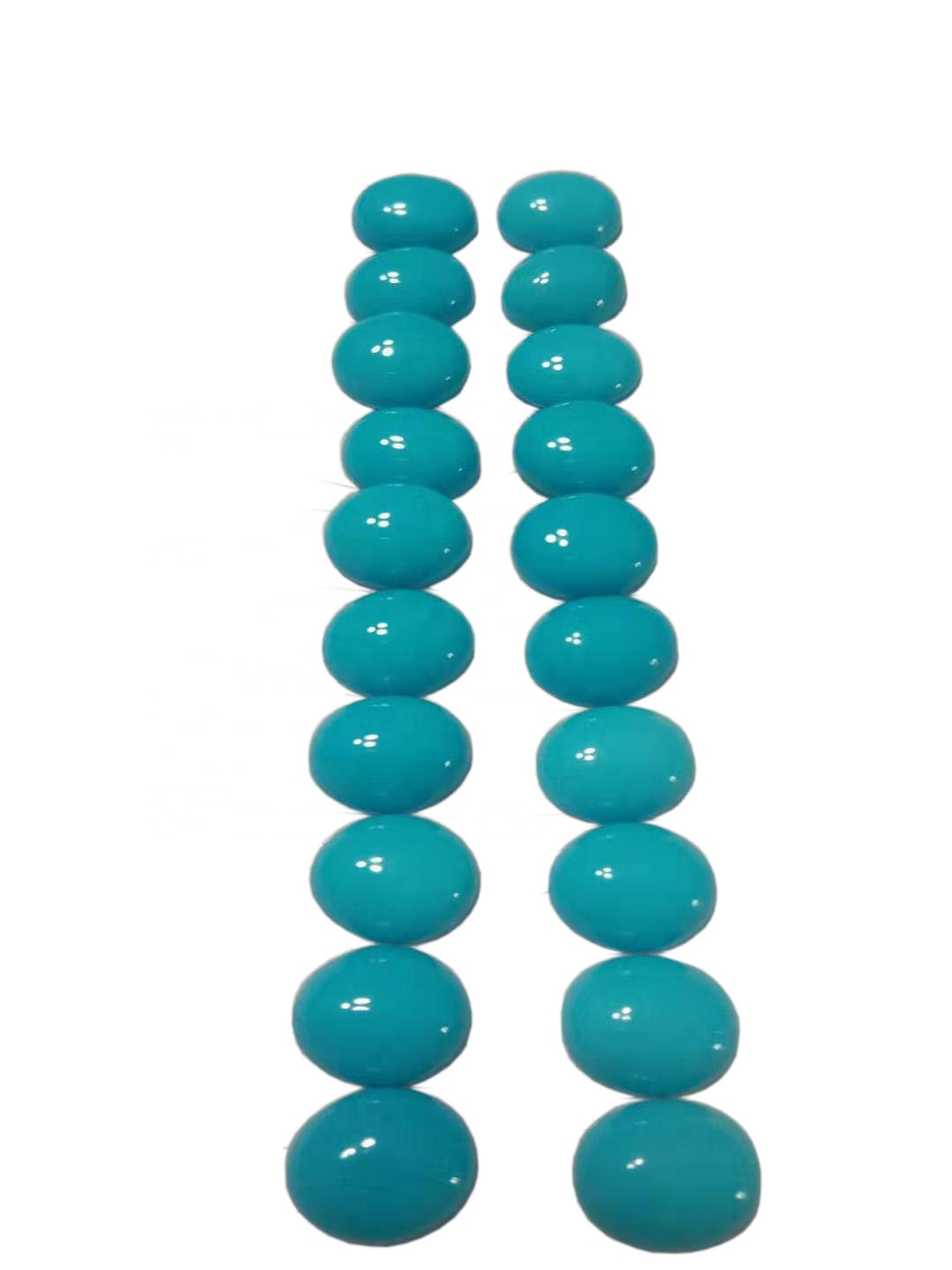 Тиркизни овал 13к18мм Цабоцхон Слеепинг Беаути Аризона Тиркуоисе овал Цабоцхон Смоотх Полисхед Гемстоне 15