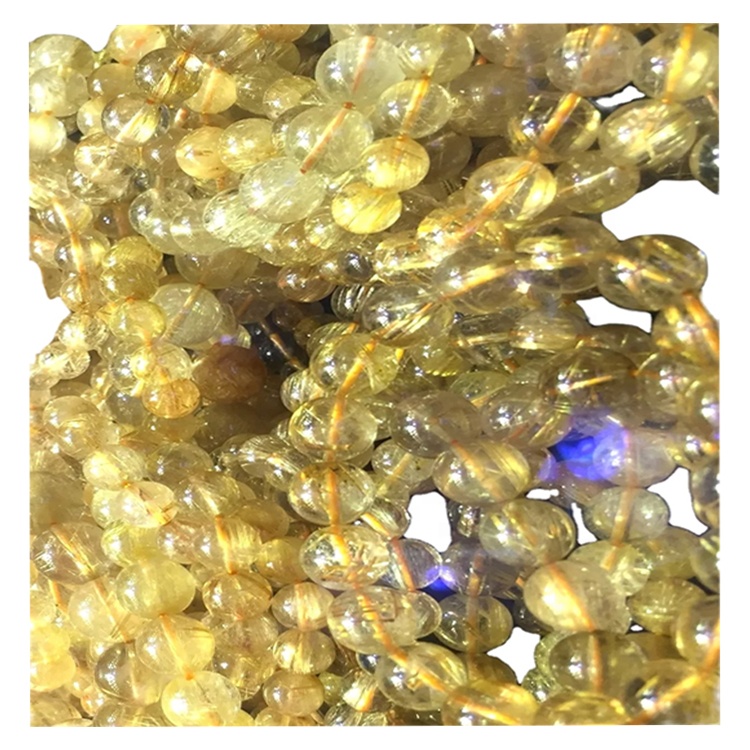 គ្រឿងអលង្ការម៉ូតពណ៌មាសធម្មជាតិដែលមានគុណភាពខ្ពស់រ៉ែមាសខាញ់ពណ៌ស 13