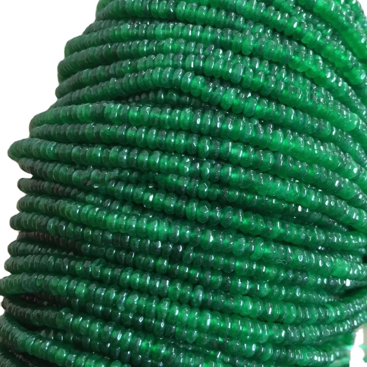 Beads redondas de ágata verde natural 6 mm Redondo perlas sueltas piedras preciosas esferas polacas altas 16 Strand 13