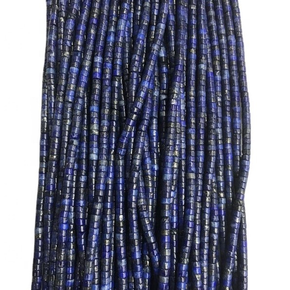 lapis lazuli 3mm 3mm - អង្កាំ gemstone ពណ៌ខៀវភ្លឺរលោង 4 មម 13