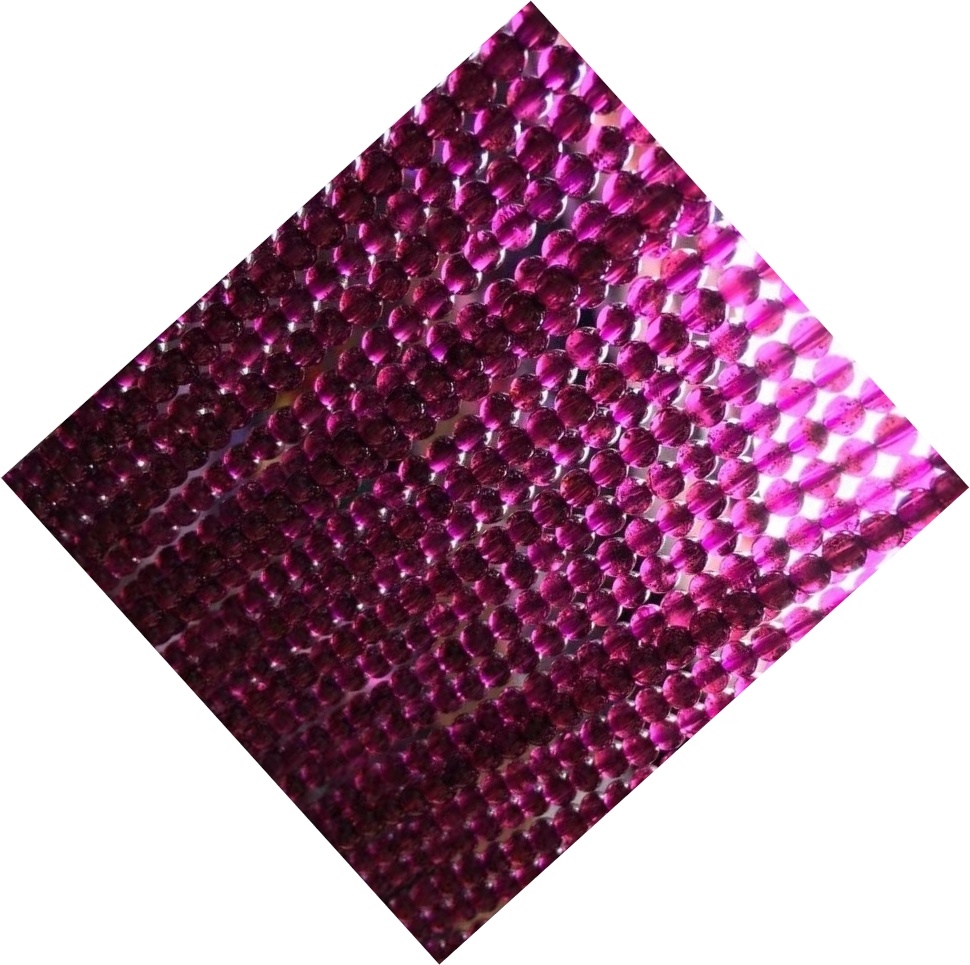 Granos de granate rojos naturales Forma redonda facetada para pulseras Collar de bricolaje Joyas de bricolaje Haciendo gemas Piedra espaciadora 37