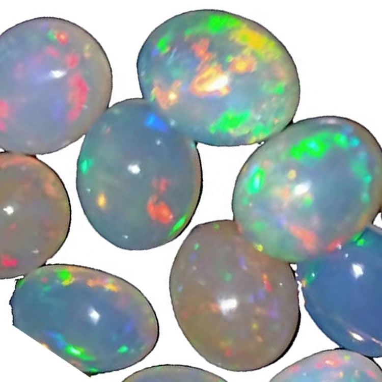 ПРИРОДНИ Опал Овални кабошон са супер финим квалитетом и поштеним за накит 17