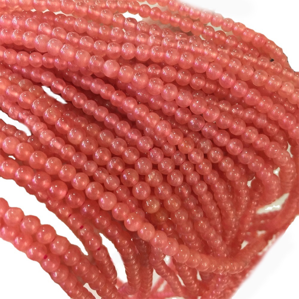 Rodocrosita natural redondo 16mm perlas hebras para la fabricación de joyas 15