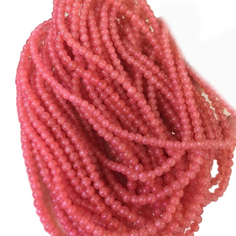 Rodocrosita natural redondo 16mm perlas hebras para la fabricación de joyas 17