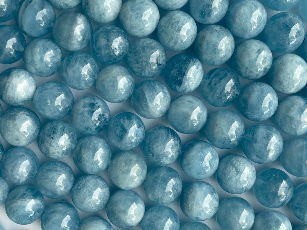 Aquamarine پٿر جي گارڊ خوبصورت نيري رنگ جو رنگ کير پيئيرنيفيرين ايڇ ايڪوميئر 15