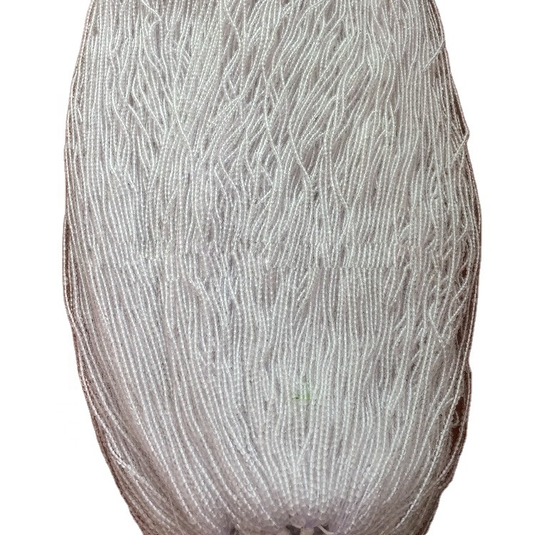 Granos de cuarzo de cristal facetado natural 13