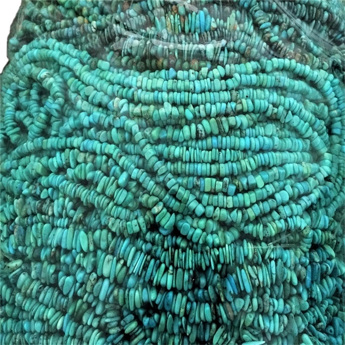 Turquoise stone jewelry  Natural Turquoise Beads Strands Nugget 15