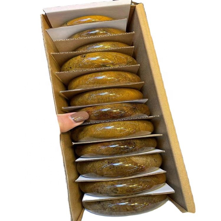 Природно срушени кварцни Бангле Натурал Бразилски Рутилирао Куартз наруквица специјални поклон за њему брзу испоруку 15