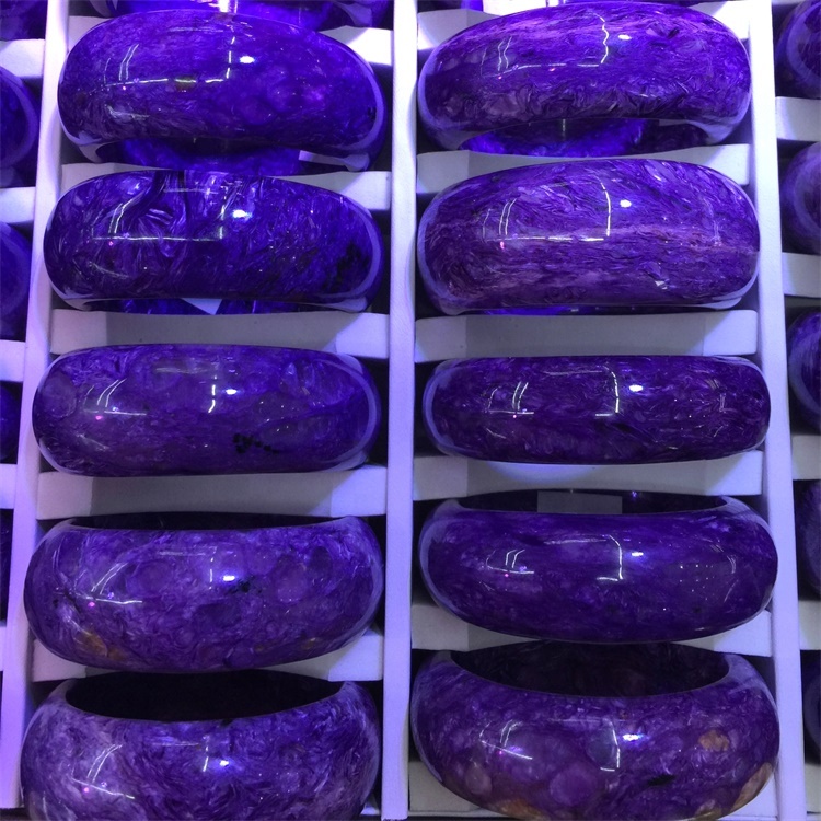 Brazalete de piedras preciosas naturales del brazalete natural ruso del brazalete de gemas naturales sin teñir 33