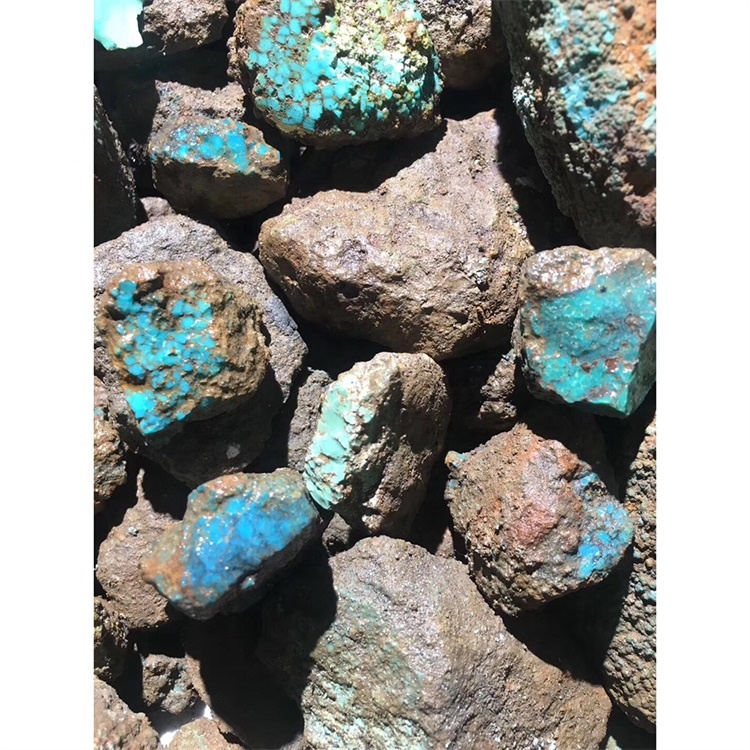 Turquoise Stone Ruwe Green Blou Gemstone Nevada Green Gemstone Groothandel Hoërgraad Rou Oncut Minerals 13