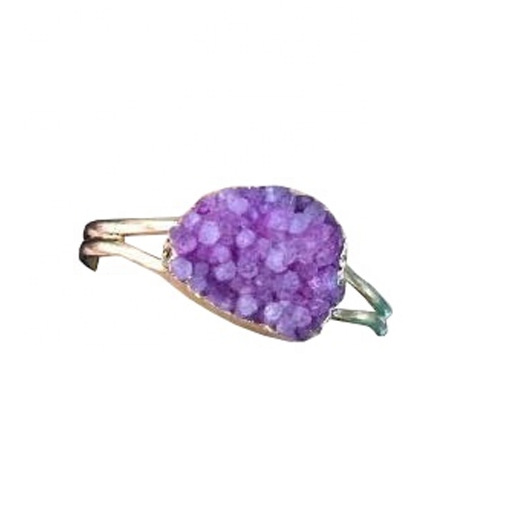Agat Druzy, 티타늄 블루 Druzy Drusy Amethyst Cabochon 중국 13