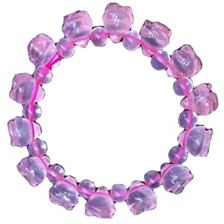 Ladies isongo / isongo ezenziwe ngezifiso / I-Nice Cartedboed Nature Madagascar Rose Quartz Gemstole Isongo 13