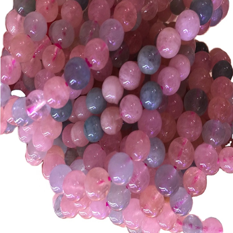 Morganite Beaded Charm Stretch Stretch / Bracciale Gioielli / Braccialetto personalizzabile 13