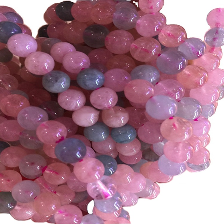 Morganite Beaded Charm Stretch Stretch / Bracciale Gioielli / Braccialetto personalizzabile 15