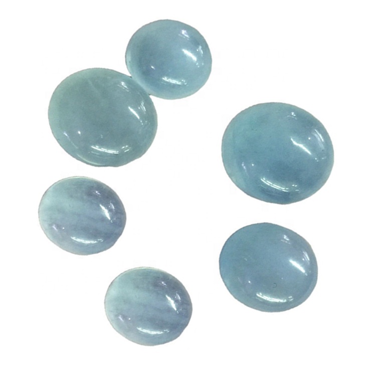 圆形乳白色6mm 8mm 10mm 12mm 14mm 16mm Cabochon AAA优质乳白色蓝绿色abochon 15